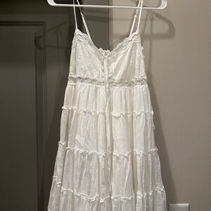 Altar'd State Ivory Layered Sundress